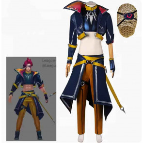 Game League of Legends Shieda Kayn Cosplay Outfit 