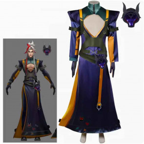 Game League of Legends The Unforgotten Yone Cosplay Outfit 