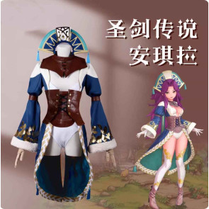 Game Legend of Mana Angela Cosplay Costume