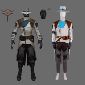 Game Valorant Cypher Cosplay Outfit Costume