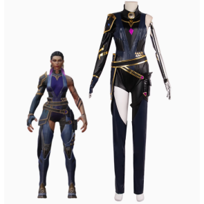 Game Valorant Reyna Cosplay Outfit 