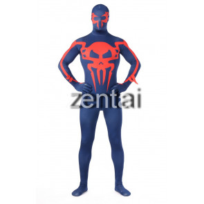  Spiderman Full Body Blue and Red Zentai Suit 