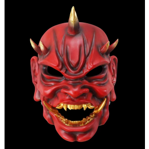 Japanese Red Oni Demon King Cosplay Mask 
