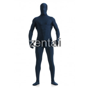 Man's Full Body MidnightBlue Color Spandex Lycra Zentai