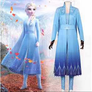 Movie Frozen 2 Elsa Cosplay Skirt 