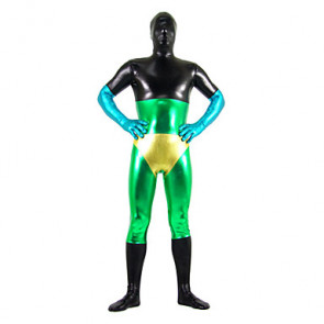 Multicolor Mixed Color Spandex Zentai