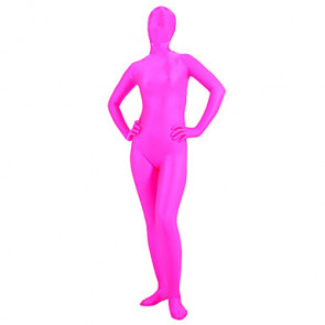 Pink Spandex Lycra Unisex Zentai Suit