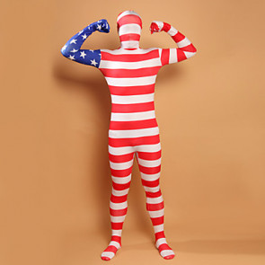 Stars and Stripes USA Flag Lycra Full Body Zentai