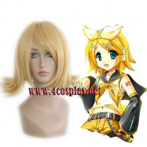 Vocaloid Kagamine Rin Cosplay Wig Golden