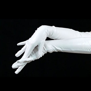 White Latex Shorlder Gloves
