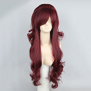 Wine Red Beehive 80cm Aristocrat Lolita Cosplay Wig