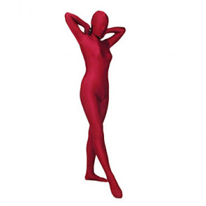 Wine Red Lycra Spandex Full Body Zentai Suit