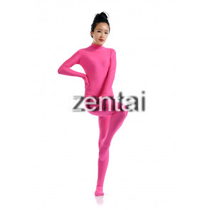 Women's Full Body Rose Red Color Spandex Lycra Zentai