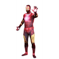Ironman Full Body Red Spandex Lycra Zentai Suit