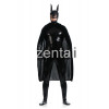 Black Batman Full Body Shiny Metallic Zentai