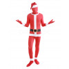 Christmas Santa Claus Red Full Body Lycra Cosplay Zentai Suit 