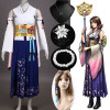 Final Fantasy X Yuna Cosplay Costume Outfit Halloween Cosplay Suit