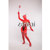 Halloween Red Witch Full Body Red Spandex Lycra Cosplay Zentai Suit
