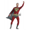 Halloween Red Superman Full Body Spandex Lycra Zentai Suit 