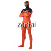 Halloween Spiderman Black and Orange Color Cosplay Zentai Suit