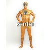 Halloween Spiderman Deep Yellow Color Cosplay Zentai Suit