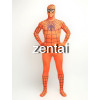 Halloween Spiderman Orange Color Cosplay Zentai Suit