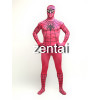 Halloween Spiderman Rose-carmine Color Cosplay Zentai Suit