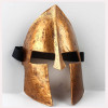 Movie Spartan 300 Warrior Golden Mask Full Face Cosplay Helmet