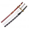 One Piece Cosplay Roronoa Zoro New Santoryu s(Sandai Kitetsu/Wado Ichimonji/Shusui) Wood Cosplay Sword