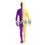 Full Body Yellow And Purple Mixed Colors Spandex Lycra Zentai