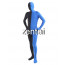 Full Body Black And Blue Mixed Colors Spandex Lycra Zentai
