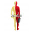 Full Body Red And Yellow Mixed Colors Spandex Lycra Zentai