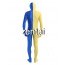 Full Body Yellow And Blue Mixed Colors Spandex Lycra Zentai