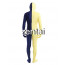 Full Body Yellow And Blue Mixed Colors Spandex Lycra Zentai