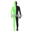 Full Body Black And Green Mixed Colors Spandex Lycra Zentai