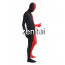Full Body Black And Red Mixed Colors Spandex Lycra Zentai