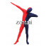 Full Body Red And Royal Blue Mixed Colors Spandex Lycra Zentai