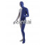 Full Body Gray And Royal Blue Mixed Colors Spandex Lycra Zentai