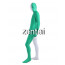 Full Body White And Green Mixed Colors Spandex Lycra Zentai
