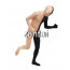 Full Body Flesh And Black Mixed Colors Spandex Lycra Zentai