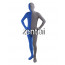 Full Body Blue And Gray Mixed Colors Spandex Lycra Zentai