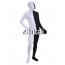 Full Body White And Black Mixed Colors Spandex Lycra Zentai