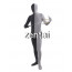 Full Body Black And Gray Mixed Colors Spandex Lycra Zentai
