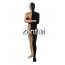 Full Body Flesh And Black Mixed Colors Spandex Lycra Zentai