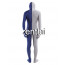 Full Body Gray And Royal Blue Mixed Colors Spandex Lycra Zentai