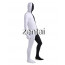 Full Body White And Black Mixed Colors Spandex Lycra Zentai