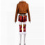 Anime One Piece Jewelry Bonney Cosplay Outfit