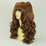 Baby Doll Brown Curly Pigtails 50cm Sweet Lolita Cosplay Wig