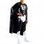Black and Silver Shiny Metallic Spandex Superman Zentai