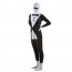 Black and White Tuxedo Zentai Morph Suit
